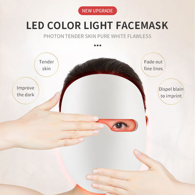 Maska do terapii światłem LED Maska do twarzy Leczenie trądziku Zapalenie fotonowe